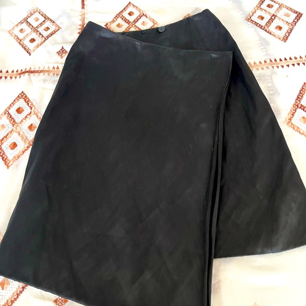 Authentic Prada cross over straight skirt